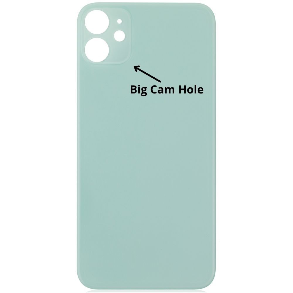 iPhone 11 Back Glass Cover (Big Camera Hole) - Green