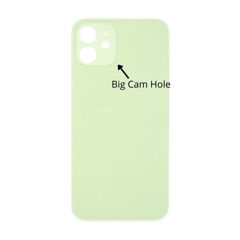 iPhone 12 Back Glass Cover (Big Camera Hole) - Green