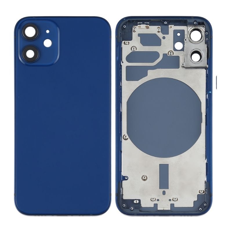 iPhone 12 Mini Back Housing Only ( No Parts ) - Blue