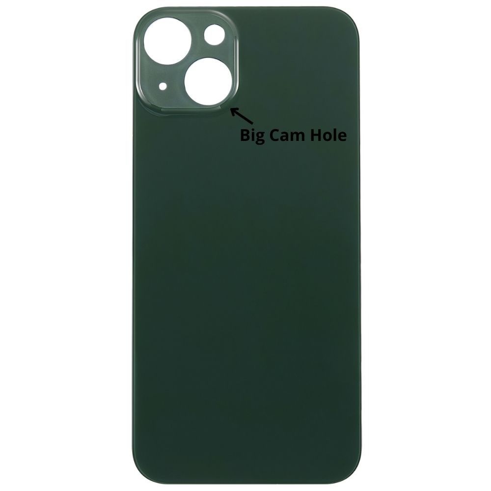 iPhone 13 Back Glass Cover (Big Camera Hole) - Green