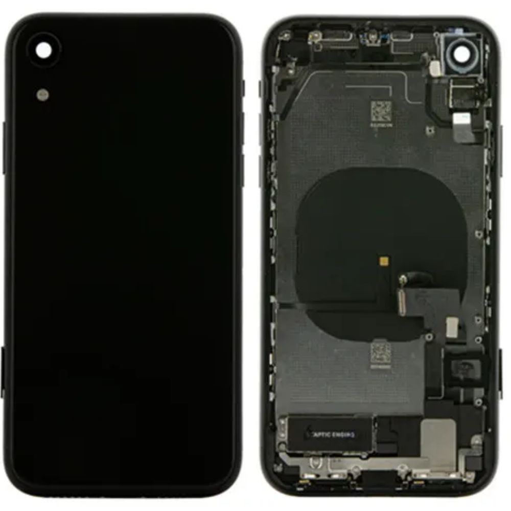 Back Housing With Small Parts For iPhone XR - Black