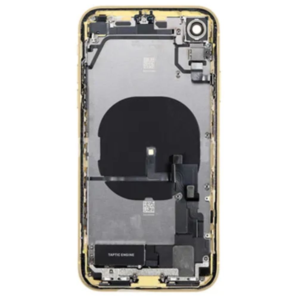 Back Housing With Small Parts For iPhone XR - Yellow