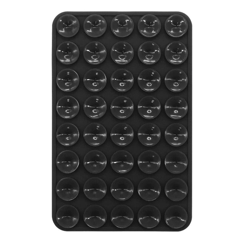 Silicone Suction Cup Phone Holder - Black