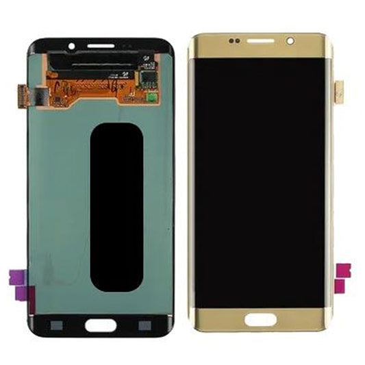 Original LCD Touch Screen Assembly for Galaxy S6 Edge Plus G928 - Gold