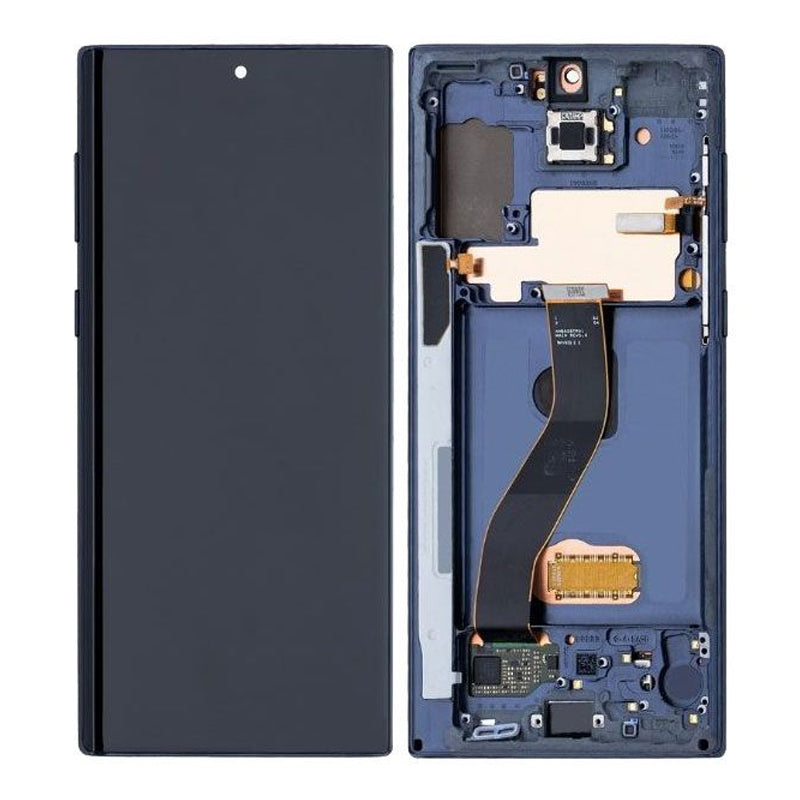 LCD Digitizer Screen Assembly with Frame Service Pack for Galaxy Note 10 N970 - Aura Glow