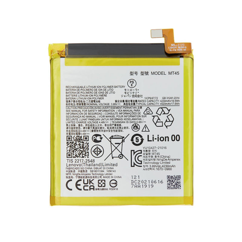 Battery Replacement Compatible For Motorola Moto Edge 20 Pro- MT45