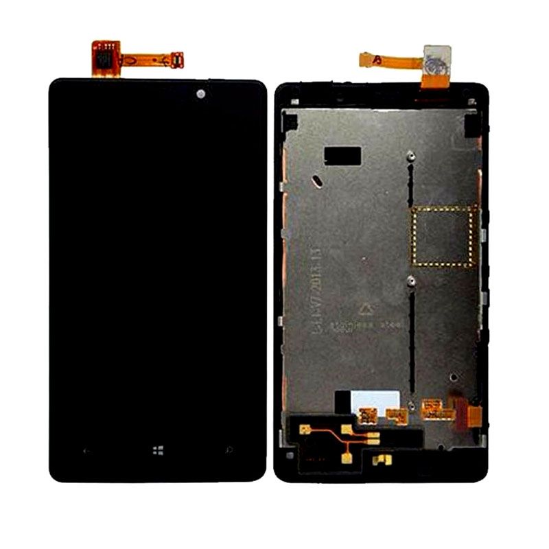 Lumia 820 LCD Touch Screen Assembly with Frame
