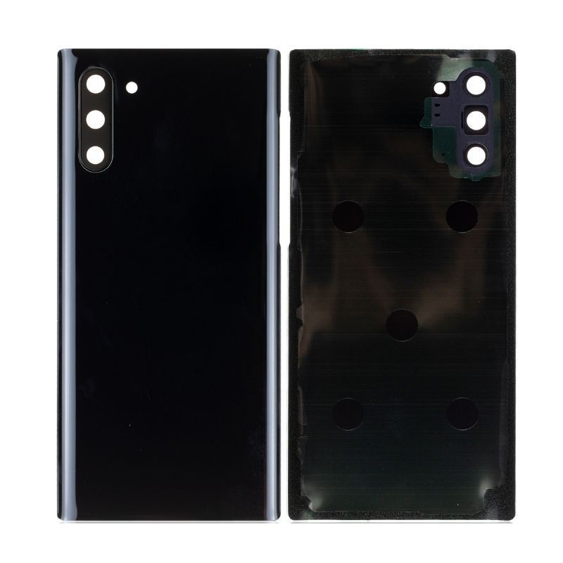 Back Glass Cover with Camera Lens For Galaxy Note 10 - Aura Black