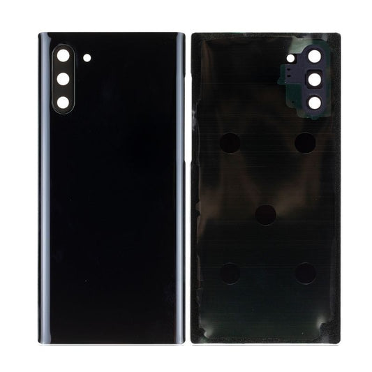 Back Glass Cover with Camera Lens For Galaxy Note 10 - Aura Black