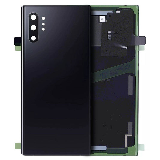 Back Glass Cover with Camera Lens For Galaxy Note 10 Plus - Aura Black
