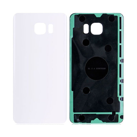 Back Glass Cover For Galaxy Note 5 - White Pearl