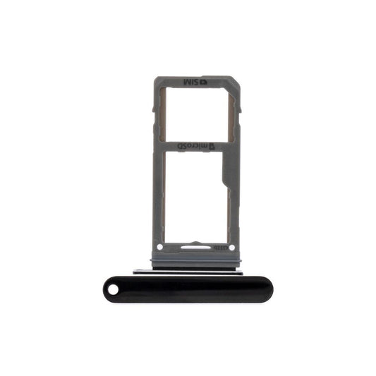 Sim Card Tray (DUAL SIM) For Galaxy Note 8 - Black