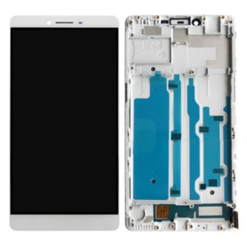 LCD Touch Screen Assembly With Frame for Oppo R7 PLUS- White
