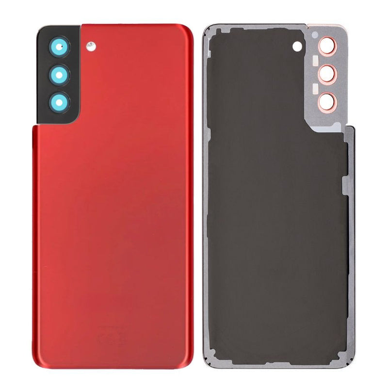 Battery Back Cover with Camera Lens For Galaxy S21 Plus G996 - Phantom Red