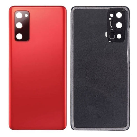 Back Battery Cover Glass for Galaxy S20 FE G780-G781 - Cloud Red