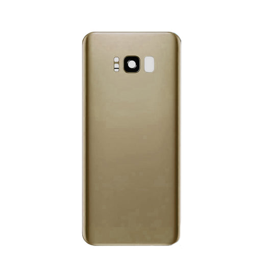 Back Glass Cover Replacement with camera lens For Galaxy S8 Plus G955 - Maple Gold
