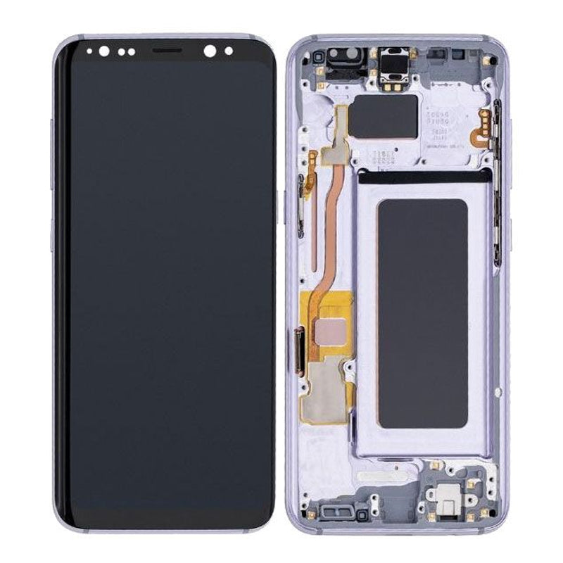 LCD Digitizer Screen Assembly With Frame Service Pack for Galaxy S8 G950 - Orchid Grey