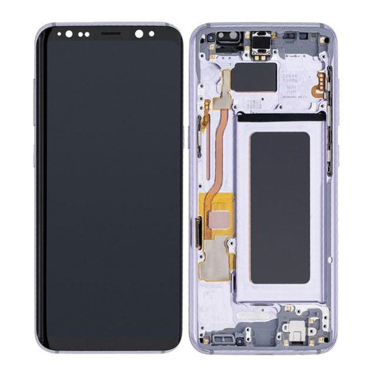 LCD Digitizer Screen Assembly With Frame Service Pack for Galaxy S8 G950 - Orchid Grey