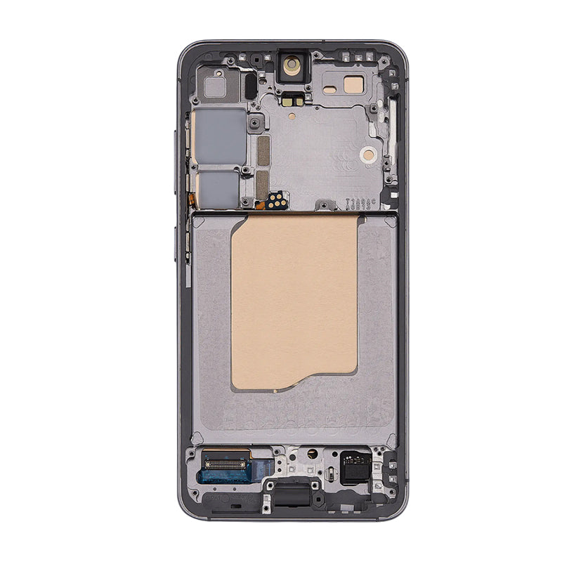 LCD Touch Screen Assembly witrh Frame For Galaxy S25 5G - Silver Shadow (As New)