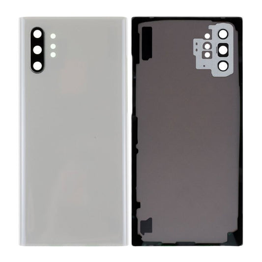 Back Glass Cover with Camera Lens For Galaxy Note 10 Plus -  Aura White