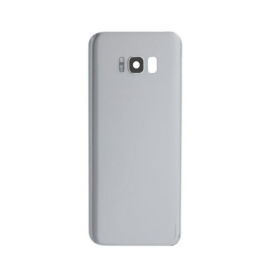 Back Glass Cover Replacement with camera lens For Galaxy S8 Plus G955 -Arctic Silver