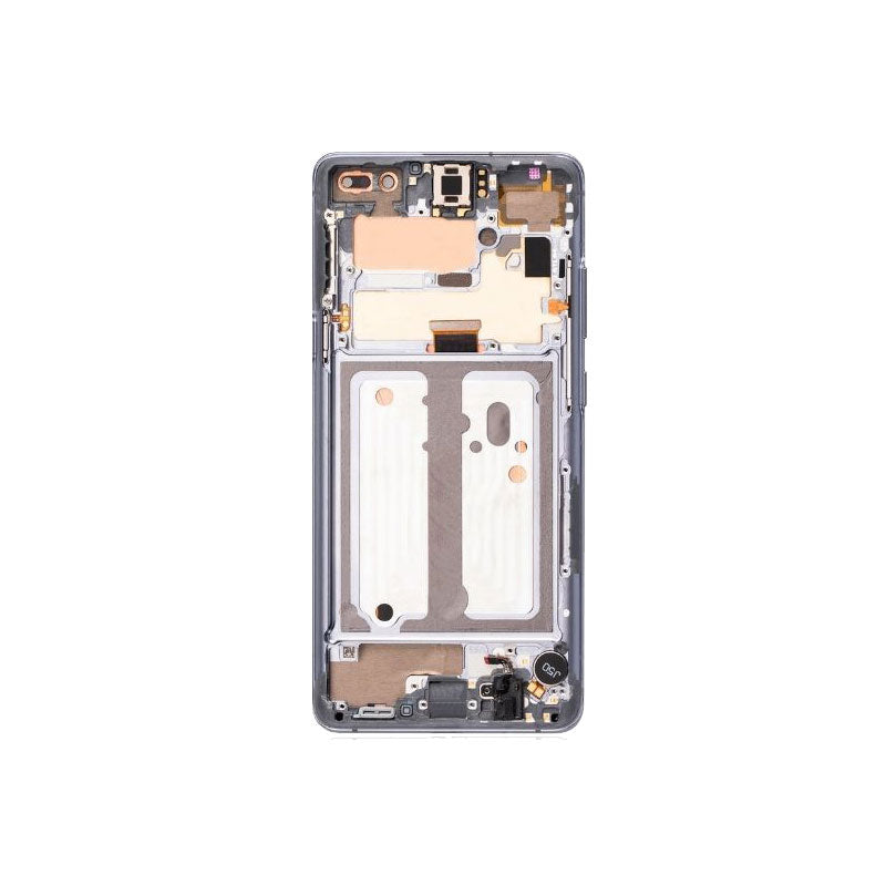 LCD Digitizer Screen Assembly with Frame Service Pack for Galaxy S10 5G G977 - Majestic Black