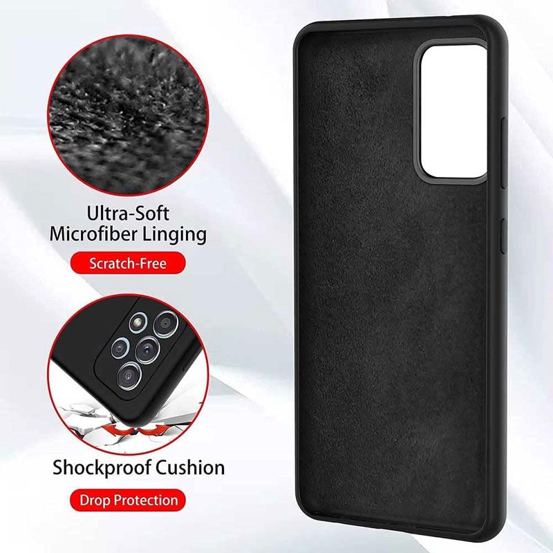 Soft Feeling TPU Case Cover For Galaxy A37 5G - Black