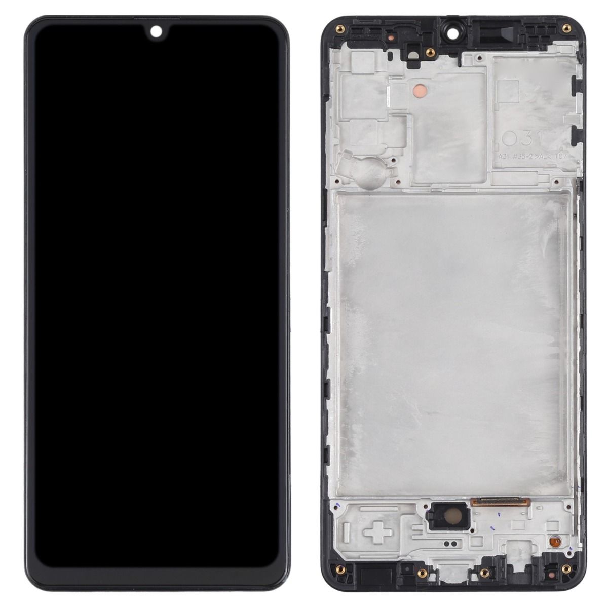 OLED LCD Touch Screen Assembly with Frame Replacement For Galaxy A31 2020 A315
