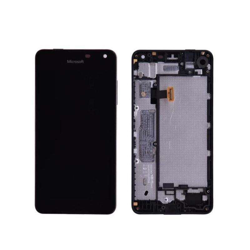 LCD Screen Digitizer with Frame for Microsoft Lumia 650- Black