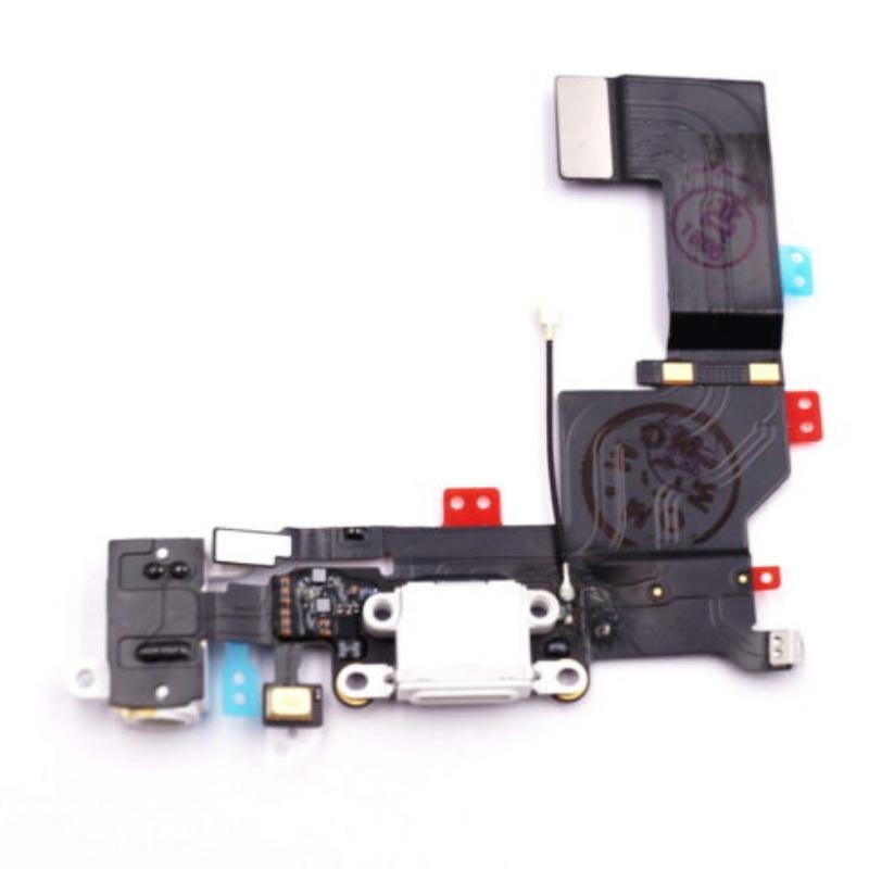 Charging Port Flex Cable For iPhone SE - White