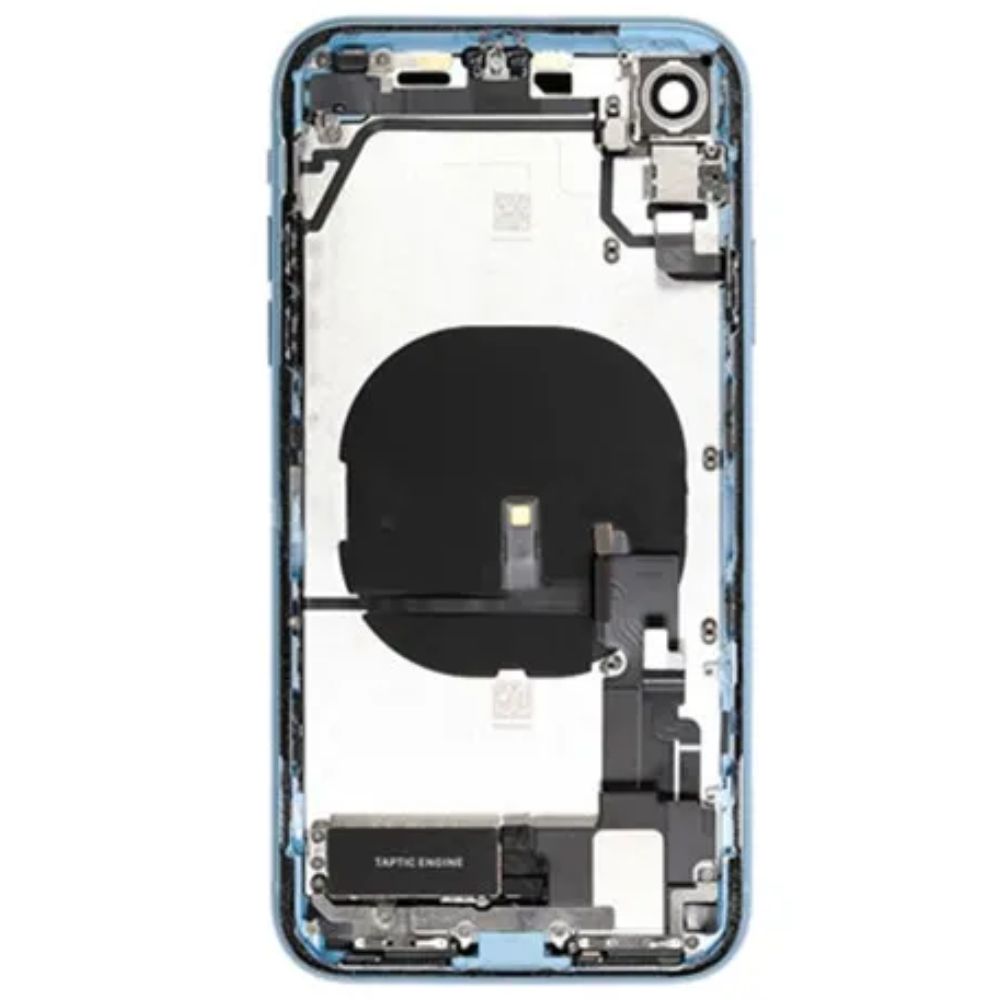 Back Housing With Small Parts For iPhone XR - Blue