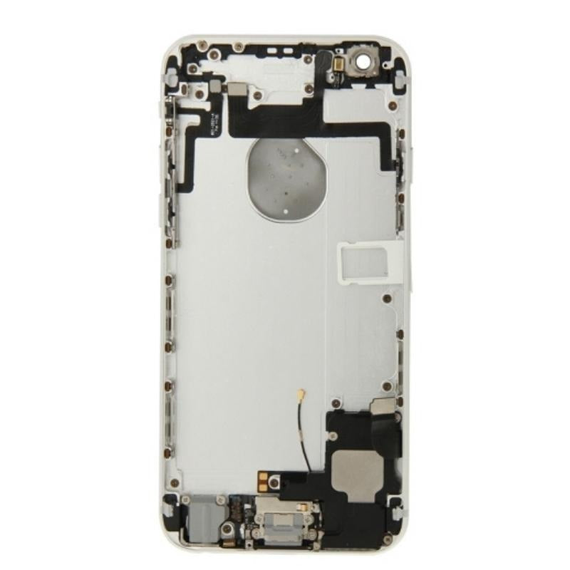 Back Housing with Parts For iPhone 6 - White