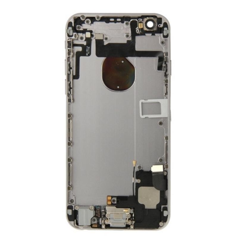 Back Housing with Parts For iPhone 6 - Black