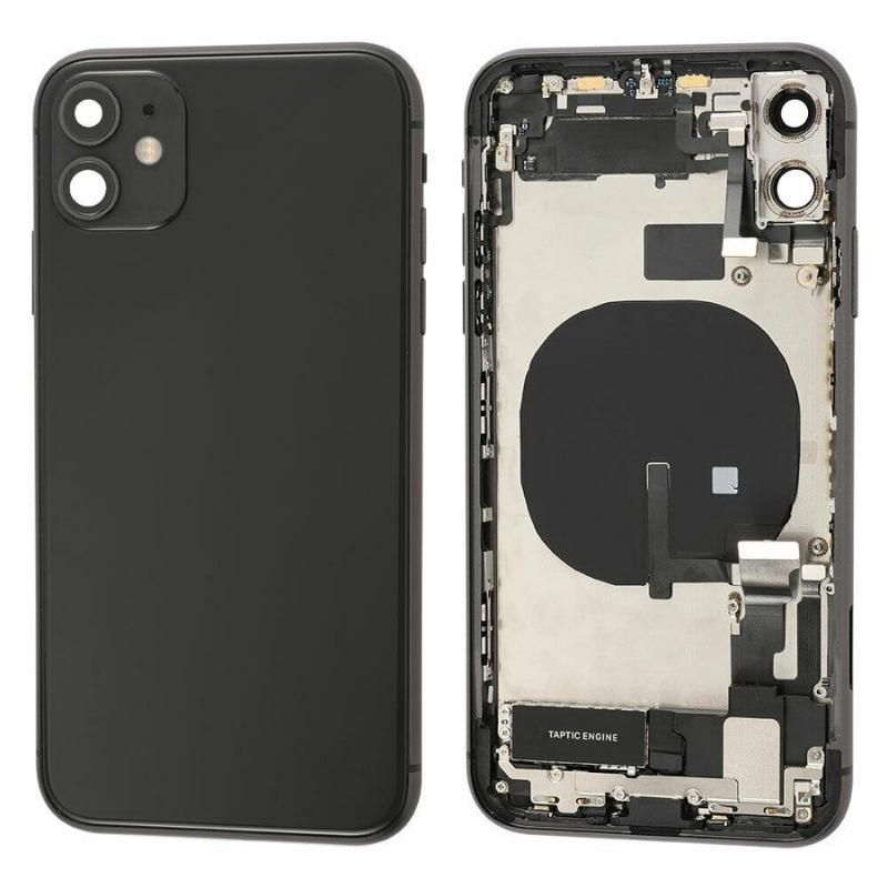 iPhone 11 Pro Max Back Housing With Small Parts - Space Grey