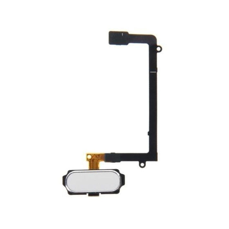 Home Button Flex Assembly For Galaxy S6 Edge - White