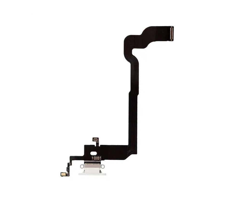 Charging Port Flex Cable For iPhone X - White