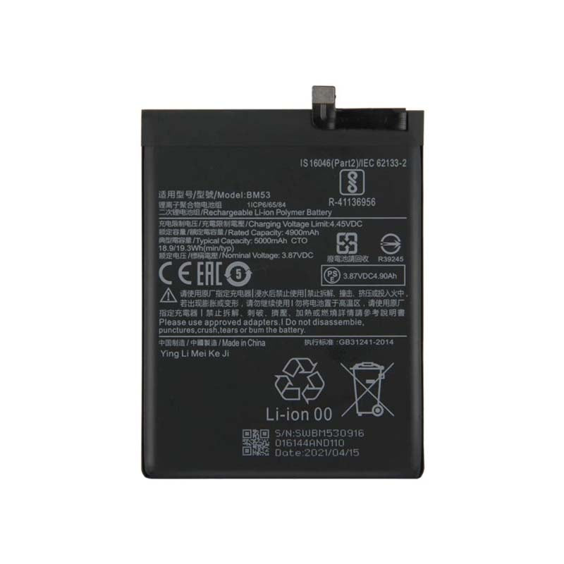 Battery Replacement for Xiaomi Mi 10T/ 10T Pro BM53