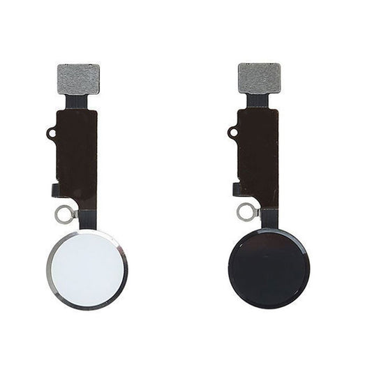 Finger Print Home Button Sensor Assembly Flex for iPhone 7 White | Black