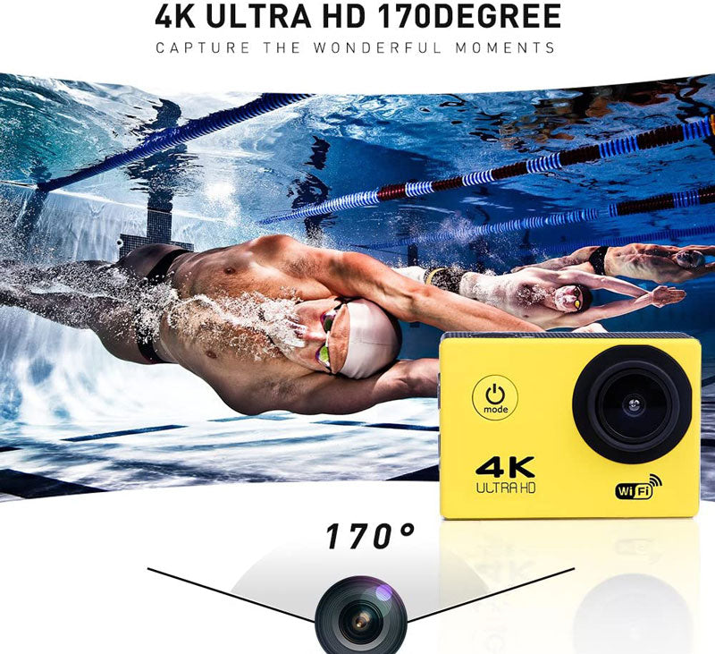 4K WiFi Sports Action Camera Genuine