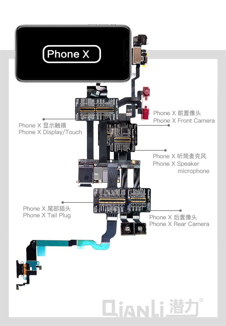 QianLi iBridge PCB Logic Board Testing - Diagnosis for iPhone 6 | 6+|6S|6S + |7 |7+ |8 |8+ | X