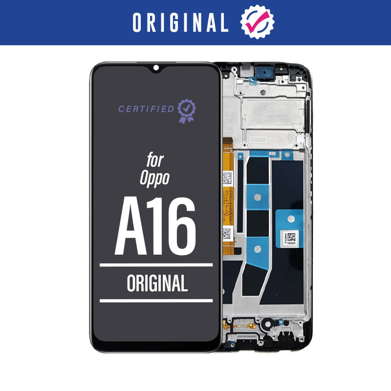 Original LCD Touch Screen Assembly with frame for Oppo A16 | A16S
