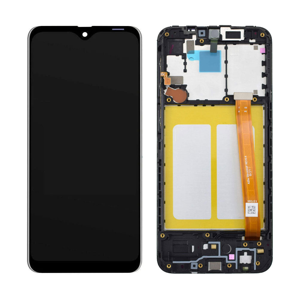 LCD Touch Screen Assembly + Frame Service Pack for Galaxy A20e 2019 A202
