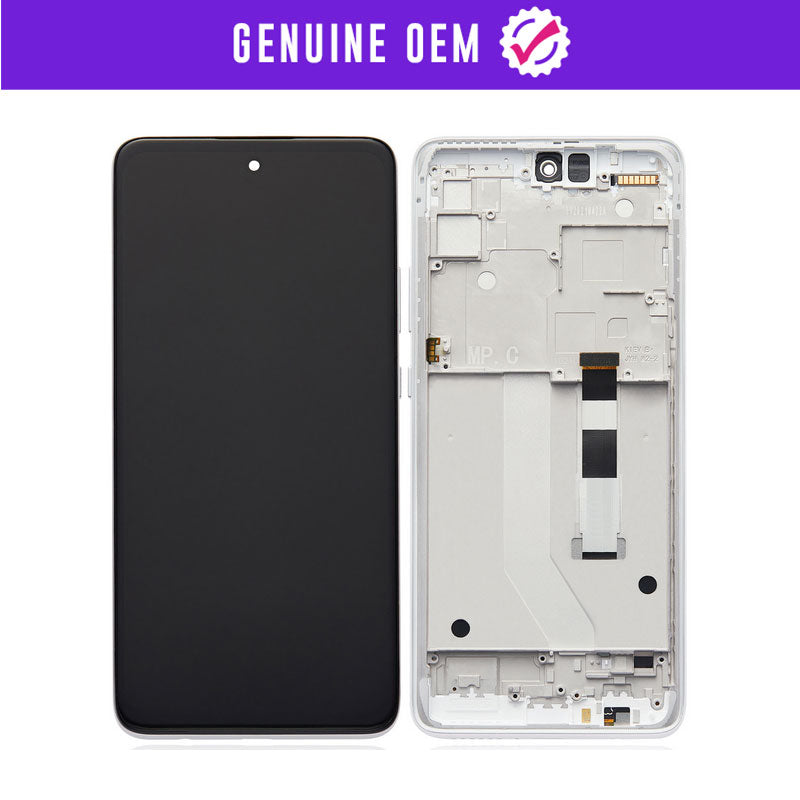 Genuine OEM LCD Assembly With Frame Compatible For Motorola One 5G Ace (XT2113-1/2 / 2021)