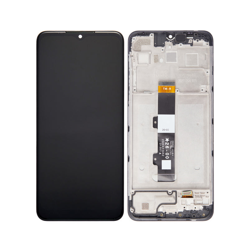 Genuine OEM LCD Assembly With Frame Compatible For Motorola Moto G Pure (XT2163 / 2021) (Genuine OEM)