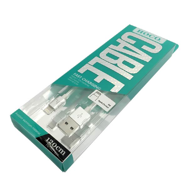 Hoco Aviation Aluminum Series Lightning Data Cable
