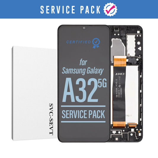 LCD Digitizer Screen Assembly with Frame Service Pack for Galaxy A32 5G 2021 A326