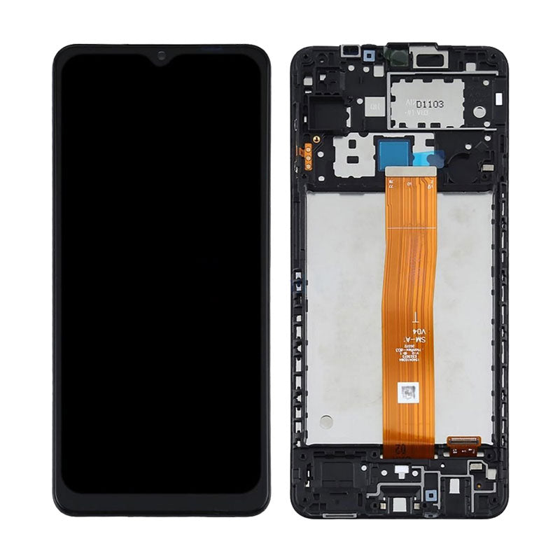 Incell LCD Touch Screen Assembly with Frame Compatible For Galaxy A12s 127