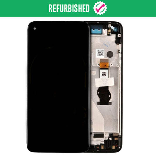 Refurbished LCD Assembly With Frame Compatible For Motorola Moto G Stylus (XT2043 / 2020)  (Mystic Indigo)