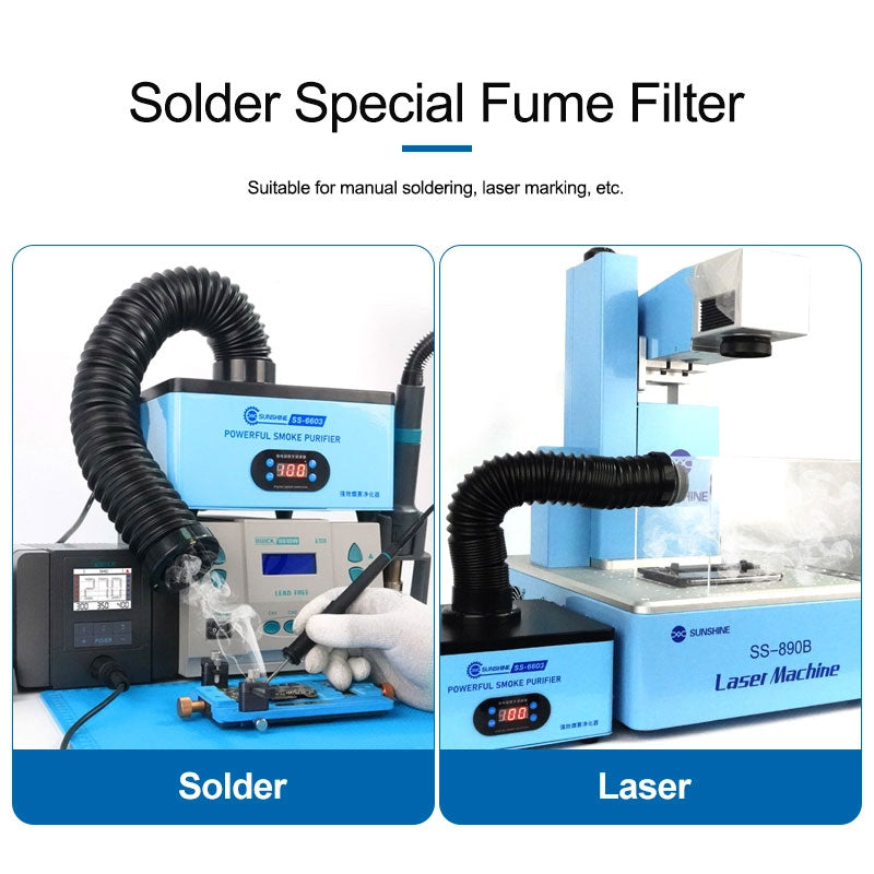 SUNSHINE SS-6603 Smo PurifcationLaser Machine Fume Filter