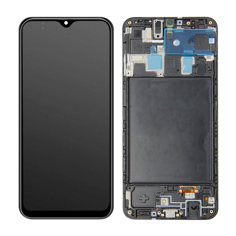 LCD Touch Screen Assembly + Frame Service Pack for Galaxy A20 2019 A205